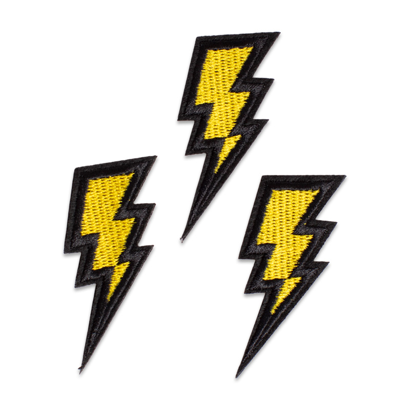 Attention haute tension – Lot d'écussons