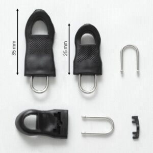 Tirettes à clipser pour fermeture éclair – Lot de 4 – Image 5