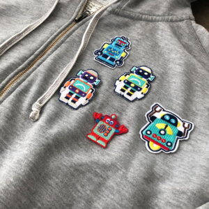 Petit pack de robots – Lot d'écussons – Image 2