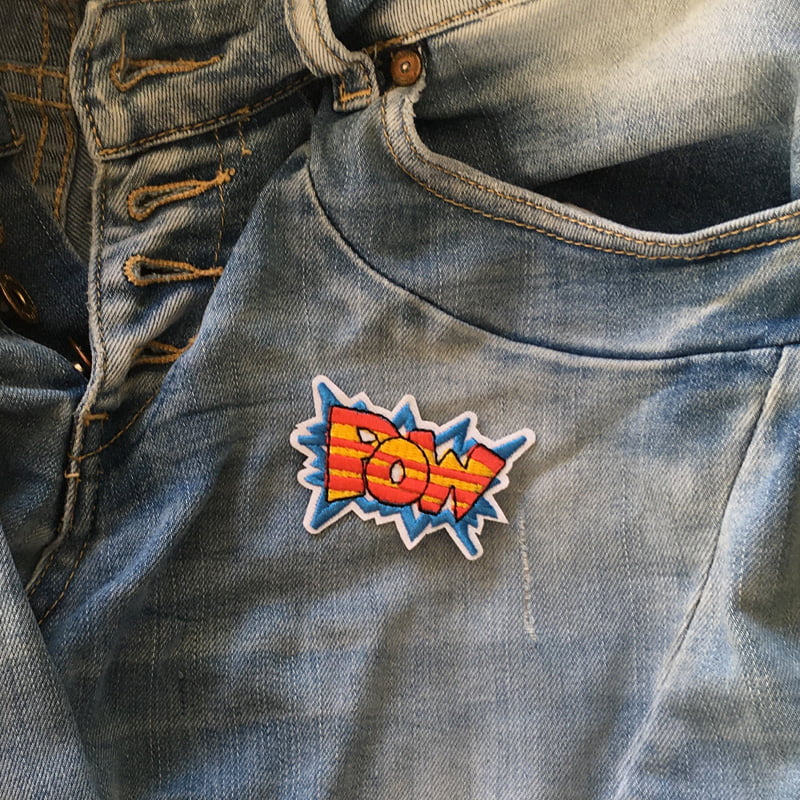 Super-héros rétro – Lot d'écussons – Image 4