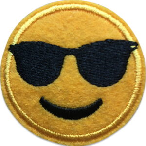 Smiley cool – Écusson