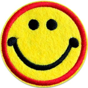 Smiley grand sourire – Écusson