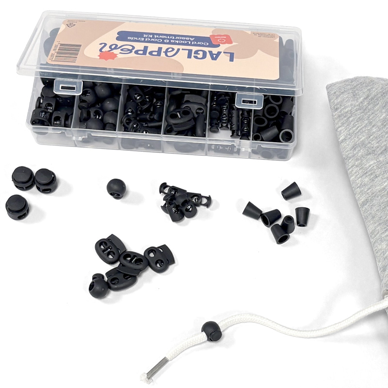 Arrêt de cordon & embouts – Coffret d'assortiment de 160 pièces – Image 2